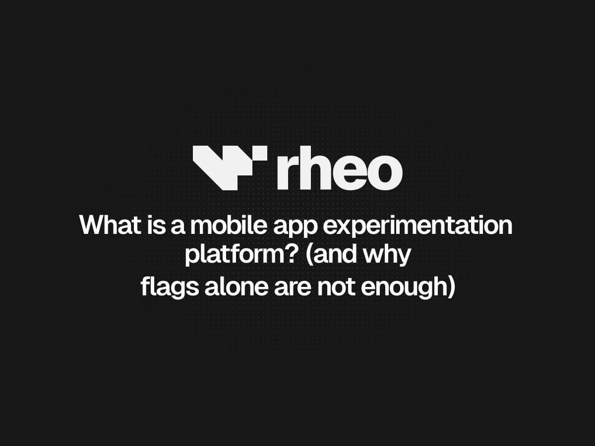 Mobile app experimentation platform architecture overview