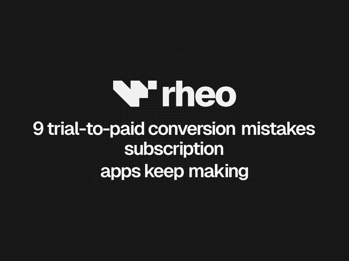 Subscription app trial conversion funnel with common mistake points