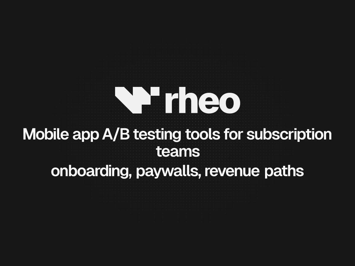 Map of mobile A/B testing tool categories for subscription teams