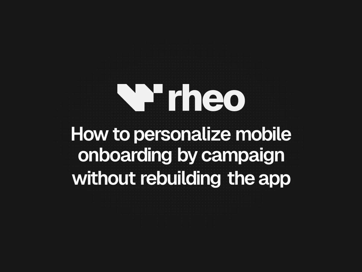 Campaign-specific onboarding personalization workflow