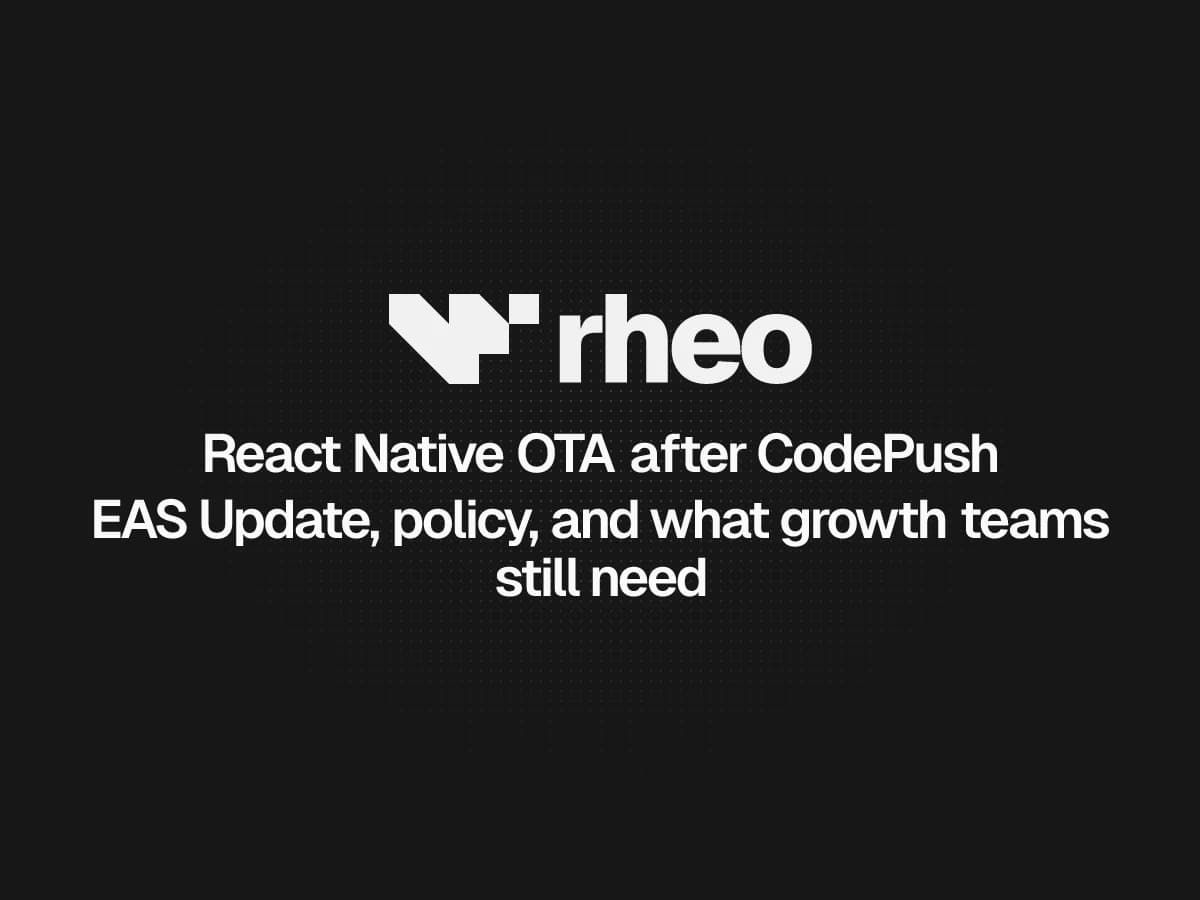 React Native OTA migration from CodePush to EAS Update