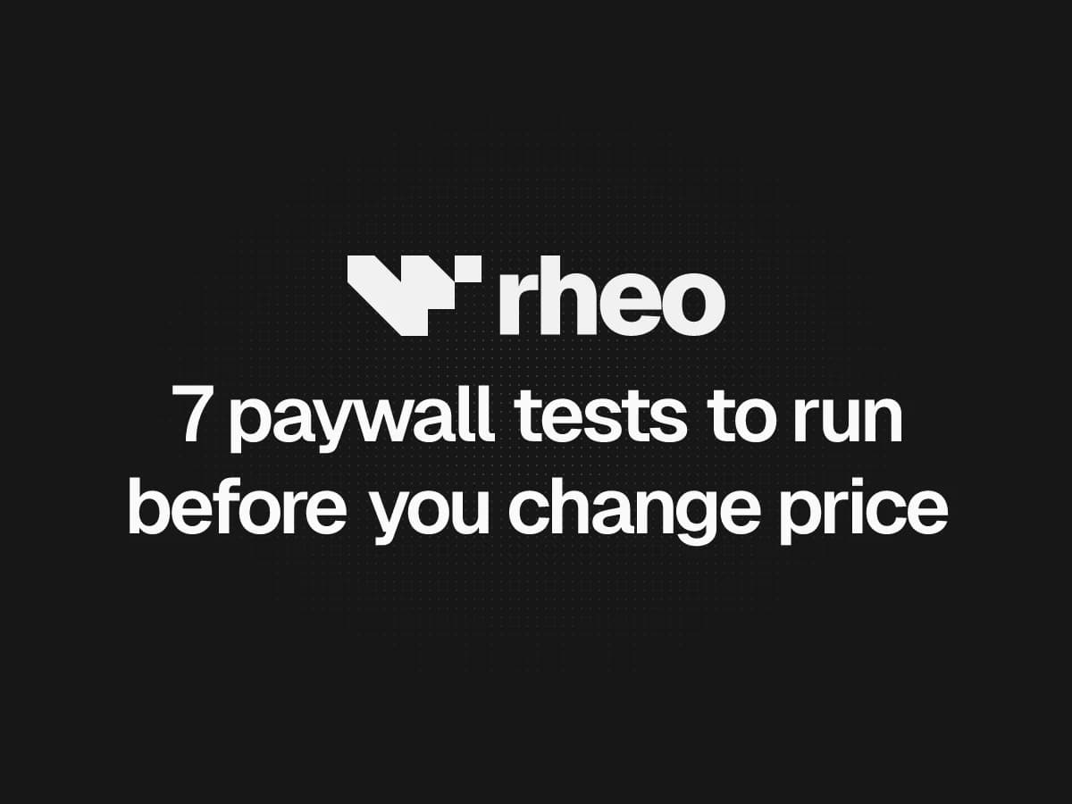 Paywall experiment checklist before pricing changes